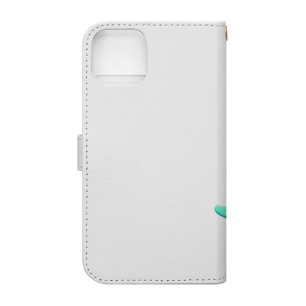 designersbeatのハリネズミのサニー Book-Style Smartphone Case :back