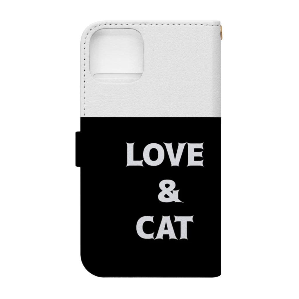 ysmerketの愛猫との絆、特別な愛猫グッズ Book-Style Smartphone Case :back