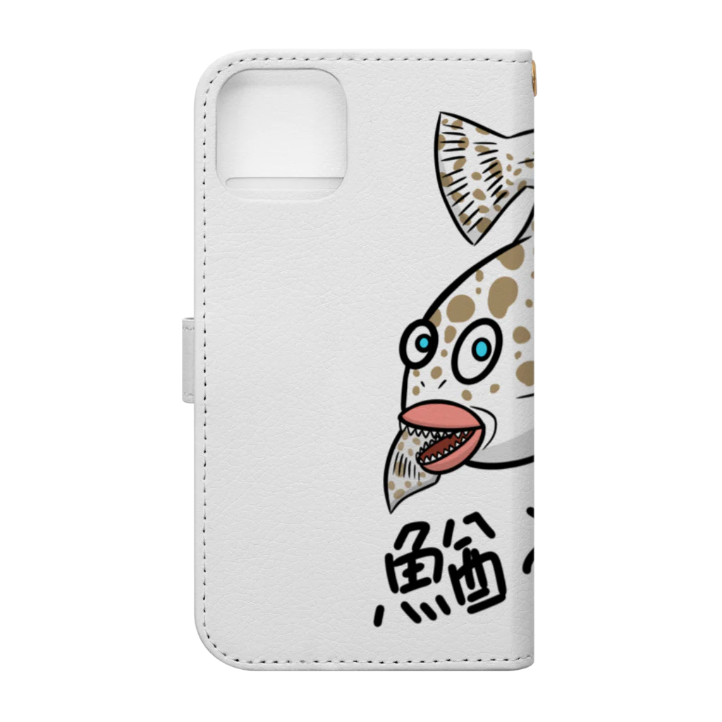 じゅうに（Jyuuni）の0058・鰌うなめ/妄想生物シリーズ（じゅうにブランド） Book-Style Smartphone Case :back