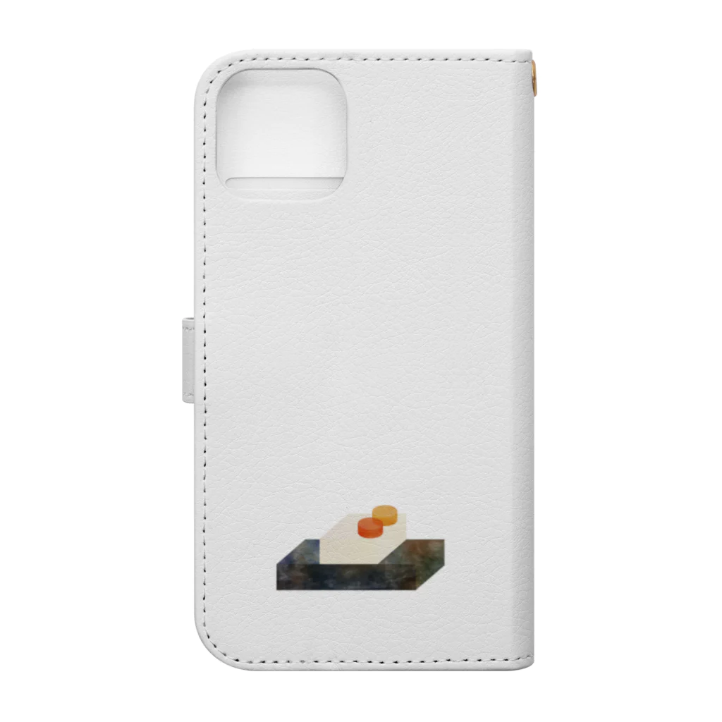 六三八デザイン室の海辺のパトカー Book-Style Smartphone Case :back
