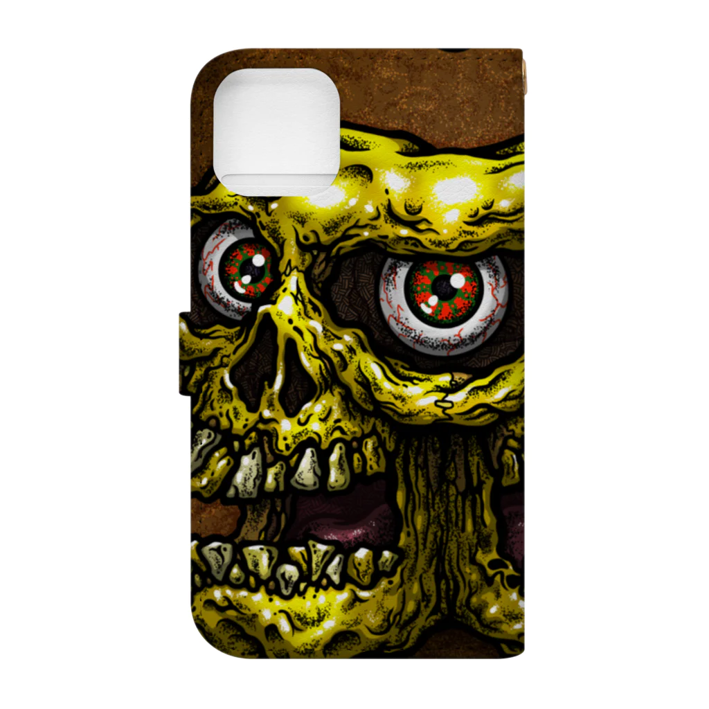 MASA ｜Opensea/NFT Art/SUZURI の見世物小屋[Freak Show] Book-Style Smartphone Case :back