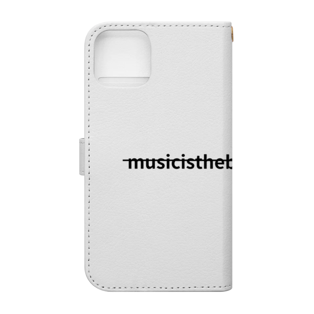MITBS.のmusic is the best spice.② Book-Style Smartphone Case :back