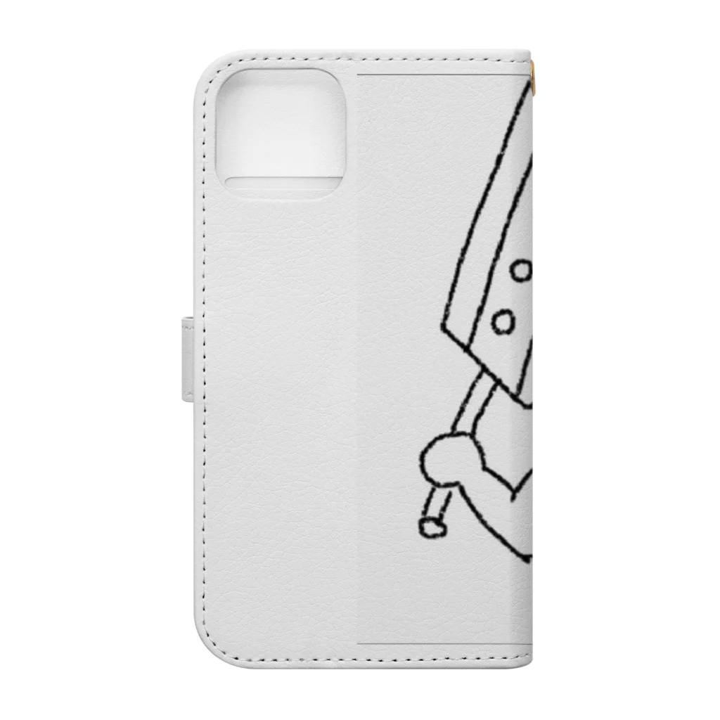 おにぎりソルジャーでござるよのおにぎりソルジャーでござるよ Book-Style Smartphone Case :back