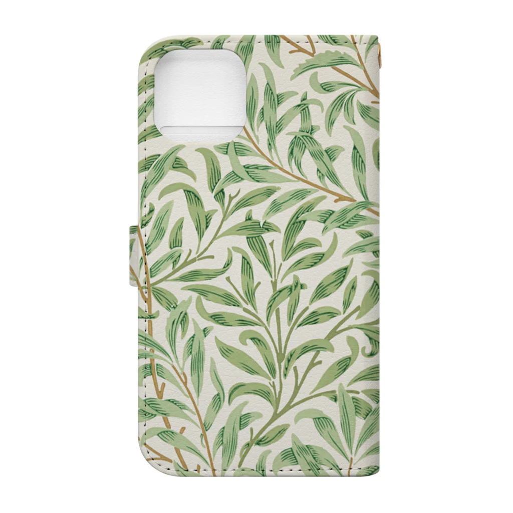 世界美術商店の柳 / Willow Bough Book-Style Smartphone Case :back