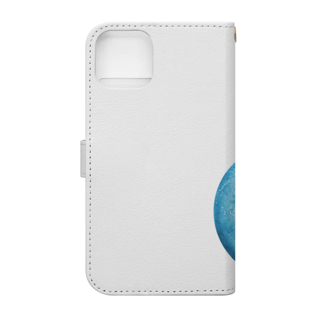 amakara_のスーパーブルームーン Book-Style Smartphone Case :back