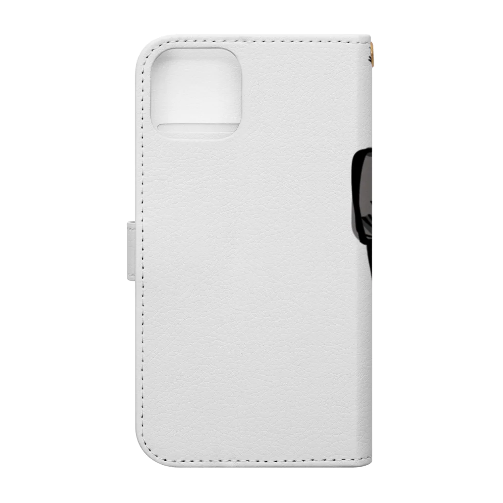 JINPIN (仁品)のなんちゃらスポッテング Book-Style Smartphone Case :back