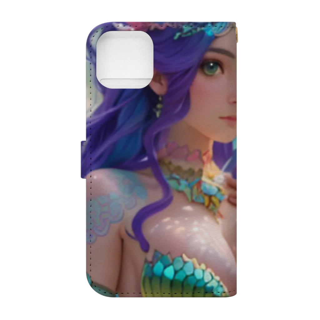 💖宇宙整体♪🌈♪こころからだチャンネル♪💖のbeautiful  mermaid  LARA 手帳型スマホケースの裏面