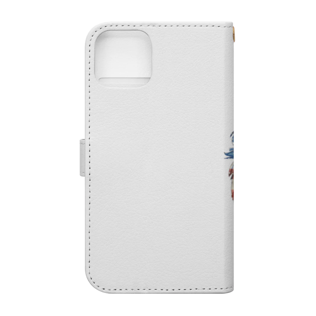 dogsdream8246のアメリカンコッカーアメリカ Book-Style Smartphone Case :back