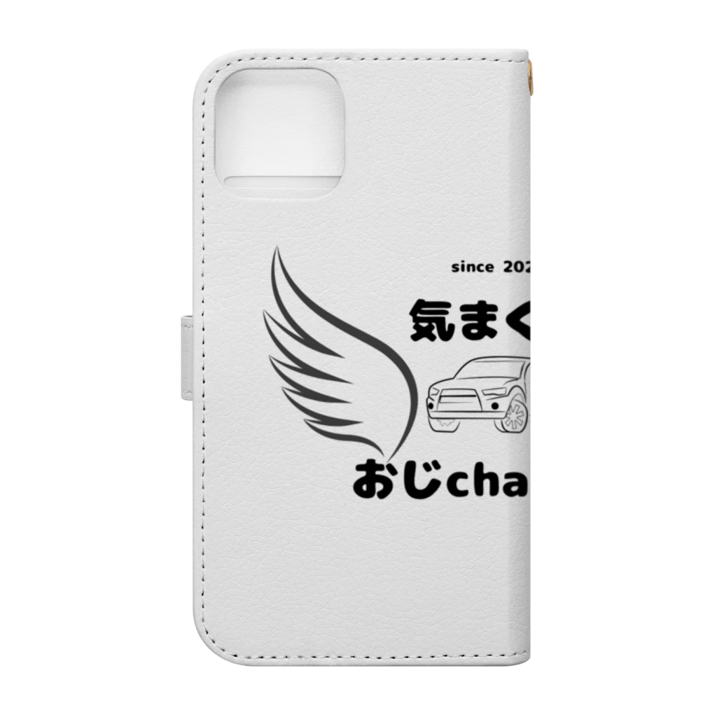 kimagure-ojichannelの気まぐれおじchanネルロゴ1 Book-Style Smartphone Case :back