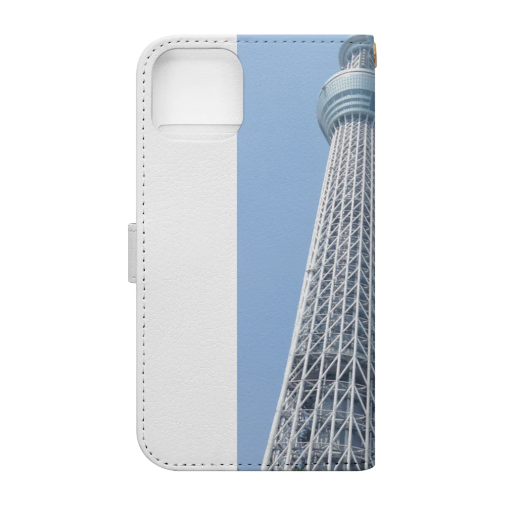 kyurakkoのTOKYO SKYTREE 手帳型スマホケースの裏面