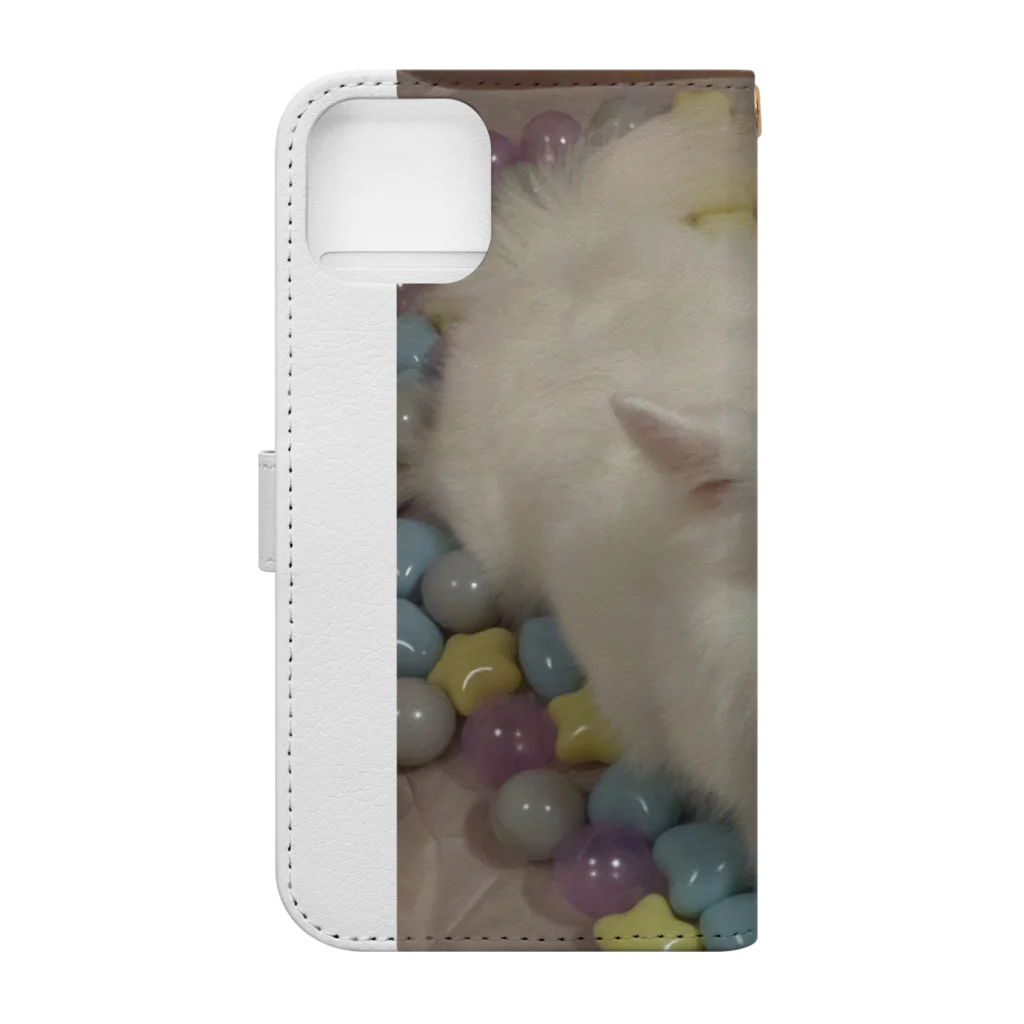 MIPA♥の愛犬パールグッズ　Mipa♥日本スピッツ Book-Style Smartphone Case :back