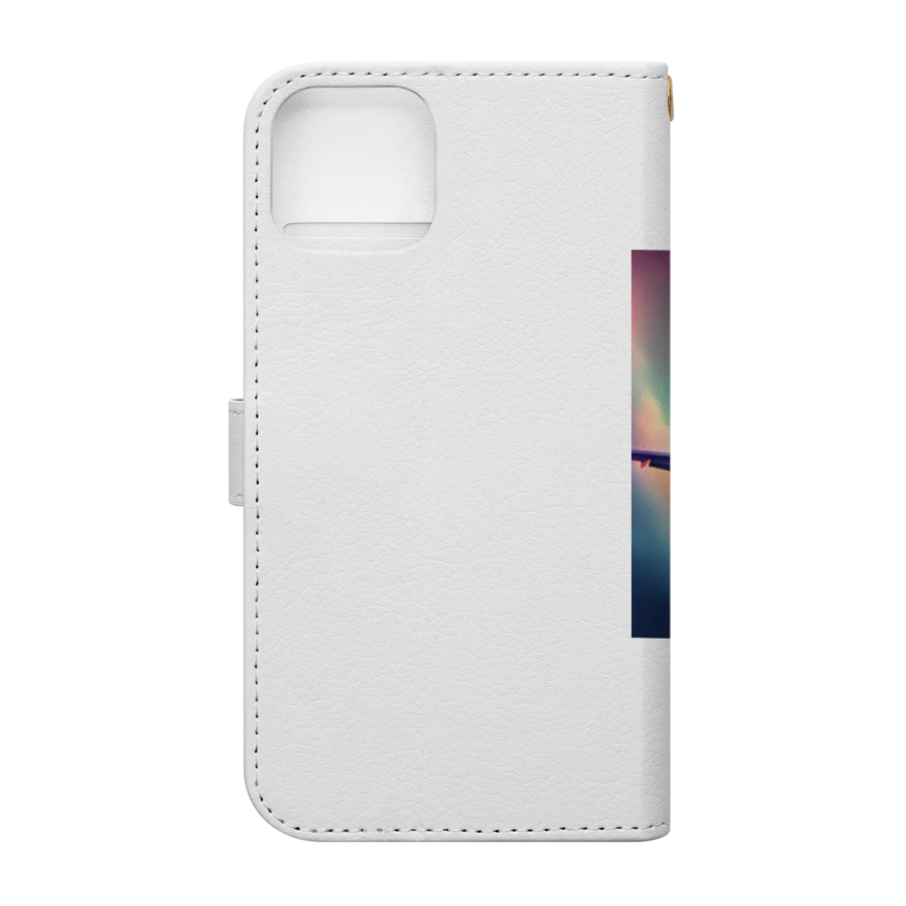 personalの幻想飛行機 Book-Style Smartphone Case :back