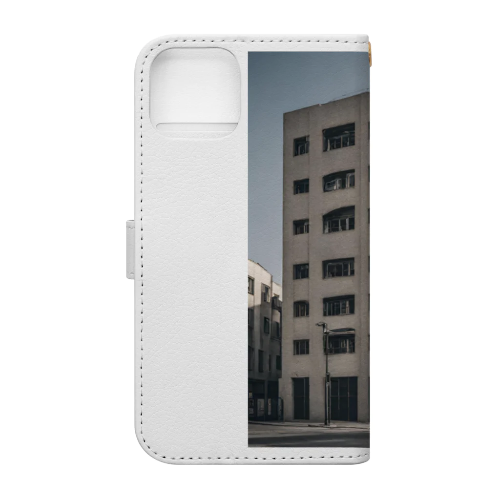 tebachanのビル Book-Style Smartphone Case :back