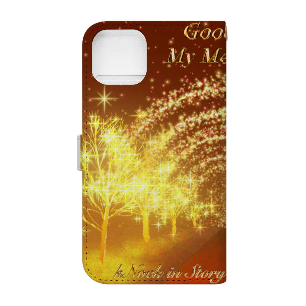 🌕朧月夜と紅茶時間☕️🫖のGood-bye My Memories” Book-Style Smartphone Case :back