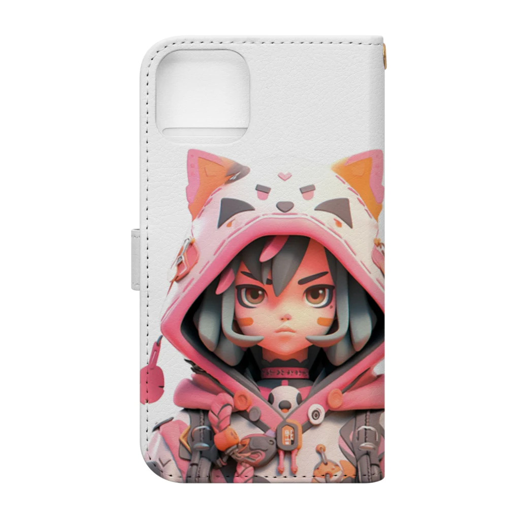 vin troyesのEthnianima（エスニアニマ） Book-Style Smartphone Case :back