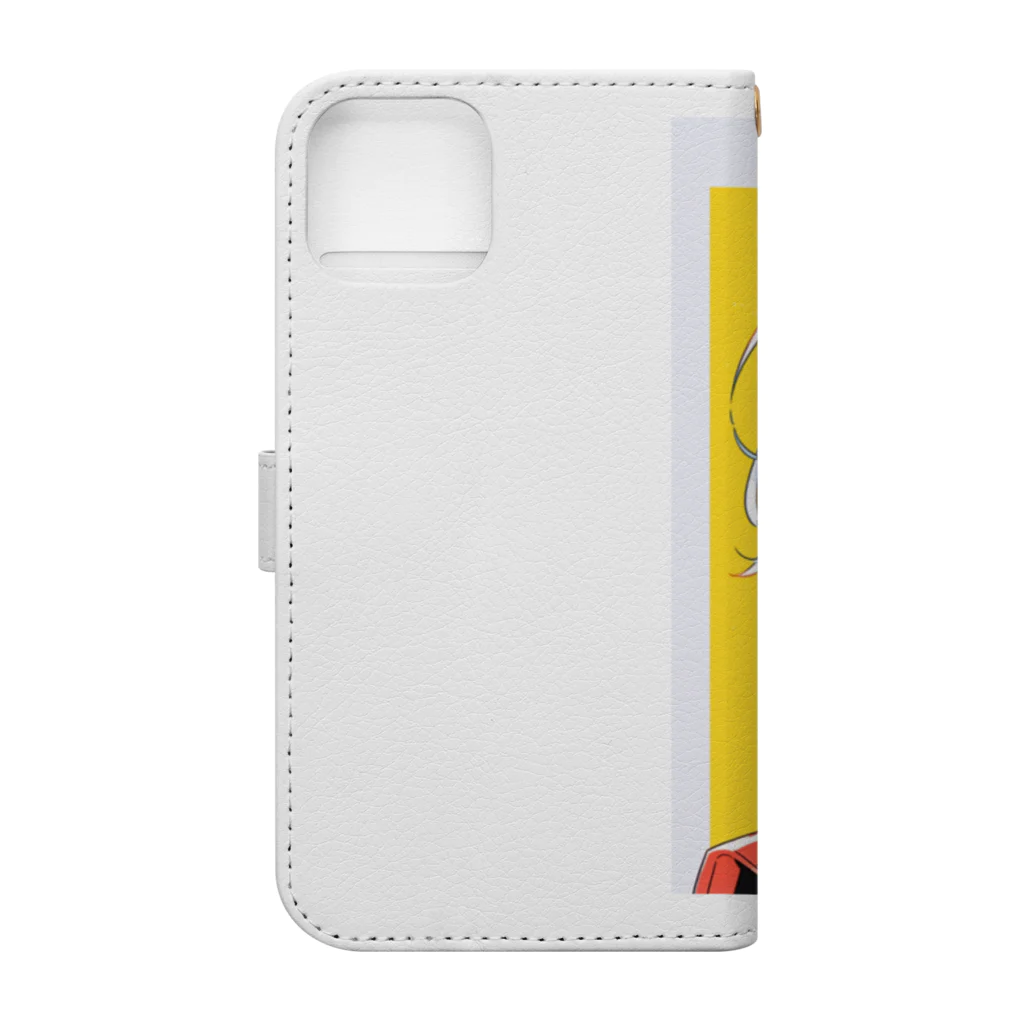 エーアイガールのこっち向いてERIN Book-Style Smartphone Case :back