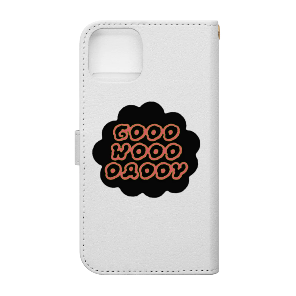 GoodWoodDaddyのGoodWoodDaddy 　もさもさ　カオス Book-Style Smartphone Case :back