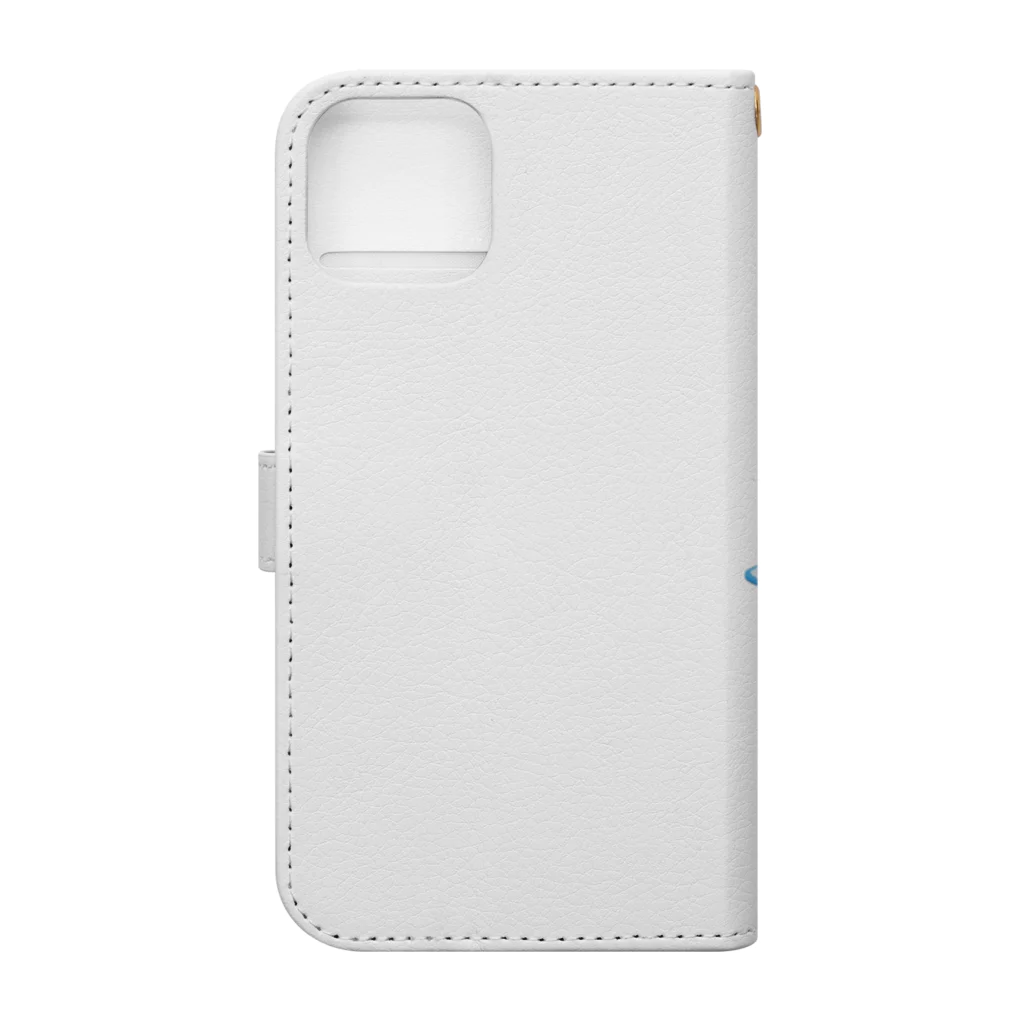 Auraのぱくぱくネコちゃん Book-Style Smartphone Case :back