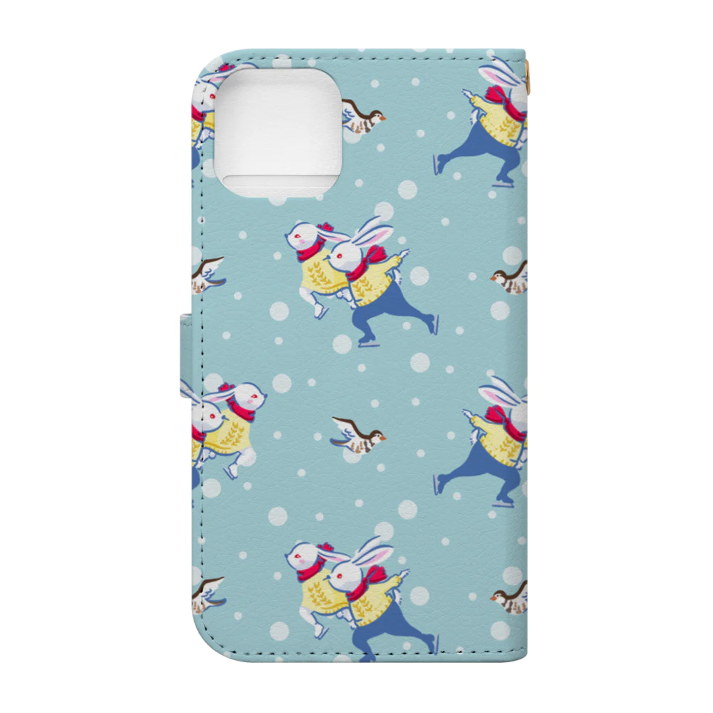 yuki_acarajeのアイスダンス Book-Style Smartphone Case :back