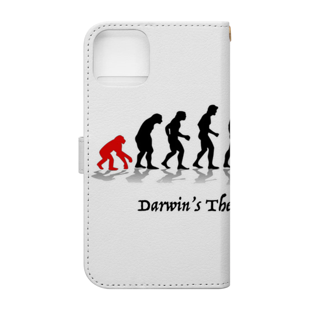 Bad Daddy at SUZURI の超進化論 Book-Style Smartphone Case :back