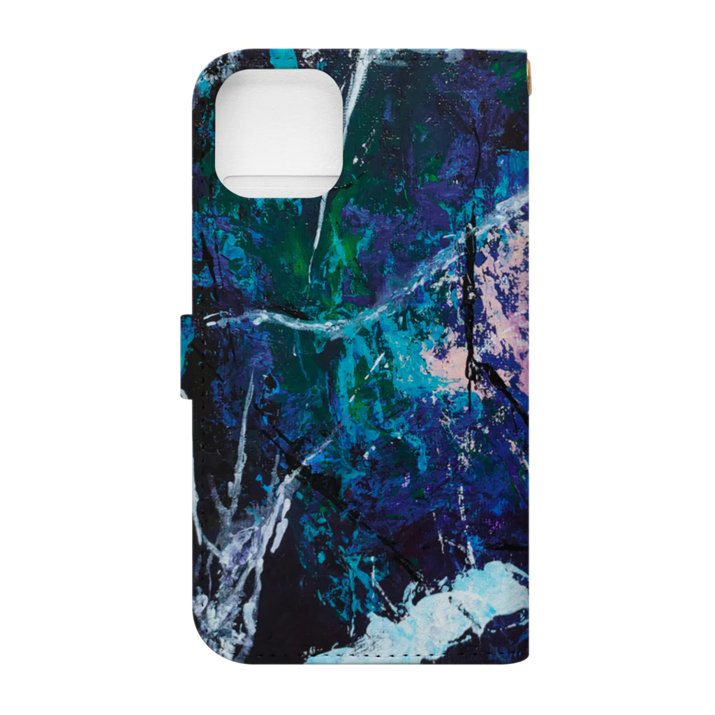 snowfikaのsayo art_05 Book-Style Smartphone Case :back