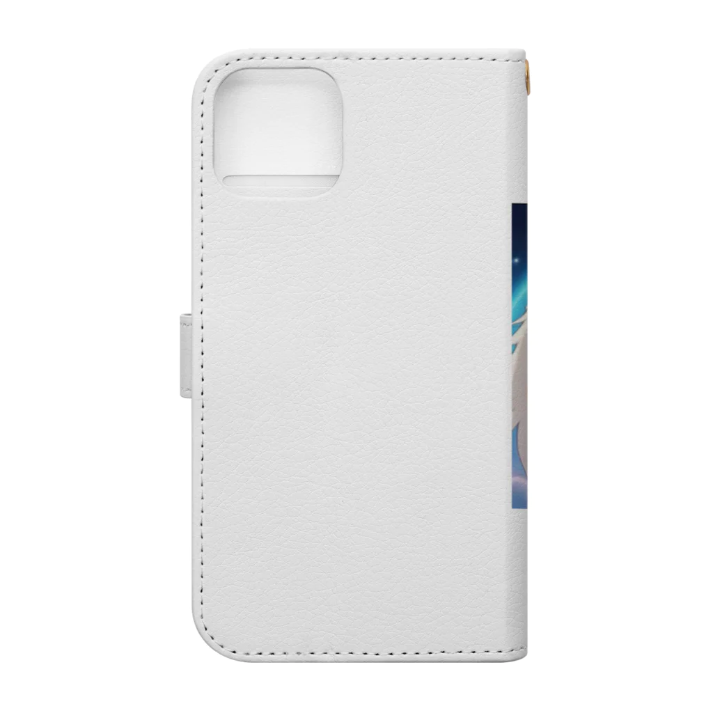 ポジパレード 🎉のムーンシャインタイガリーナ Book-Style Smartphone Case :back