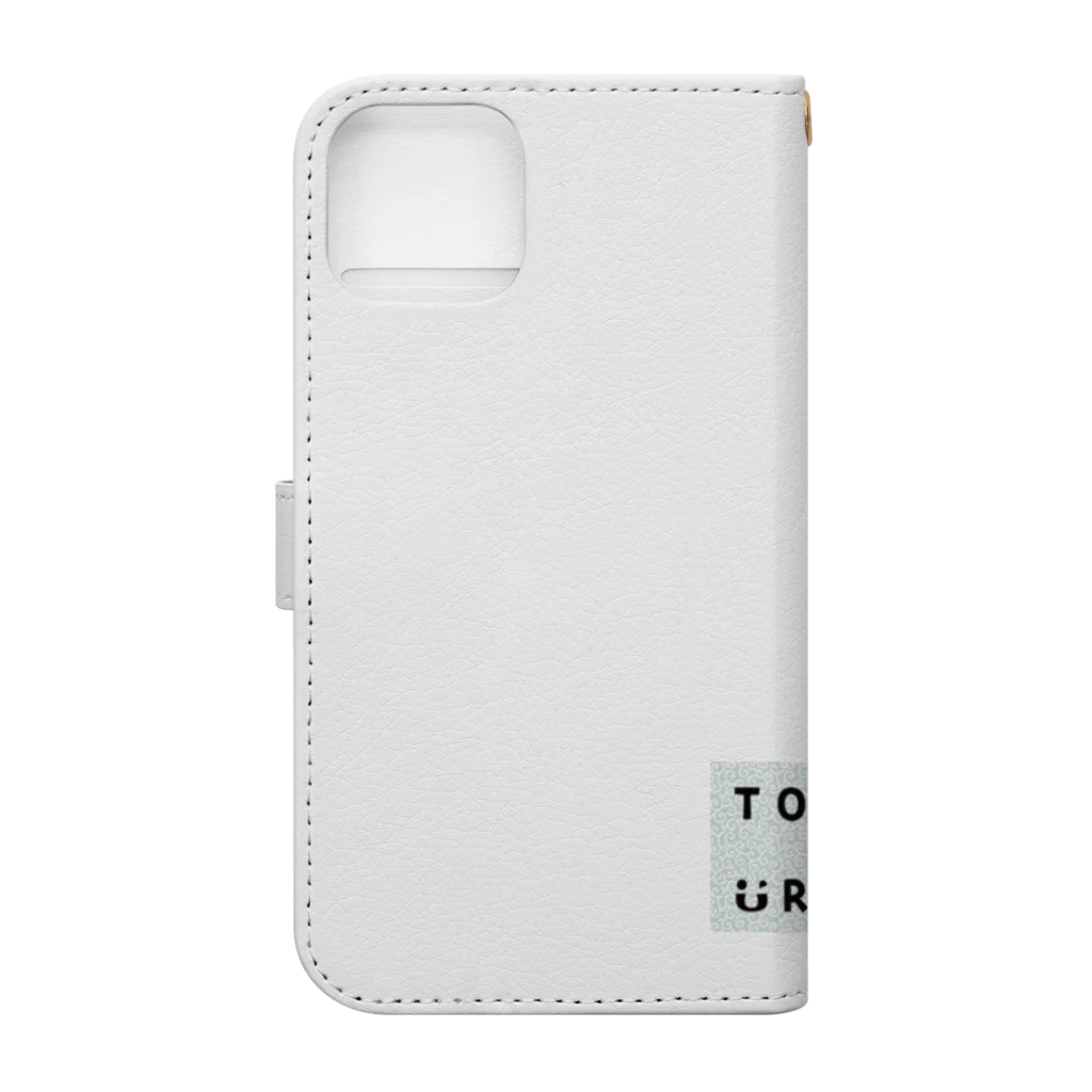 TONZURA-のトンズラーアイテム Book-Style Smartphone Case :back