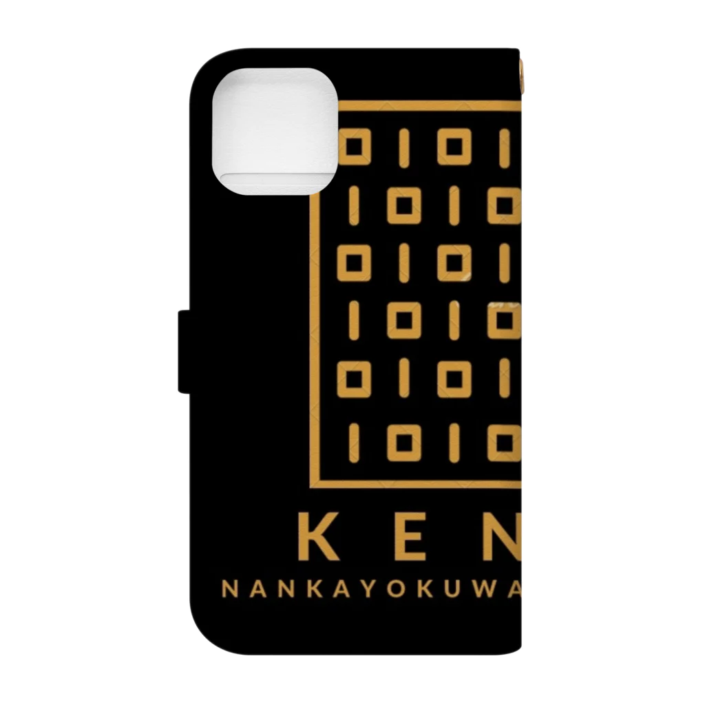 kenty(ケンティー)のKenty QR black style 手帳型スマホケースの裏面