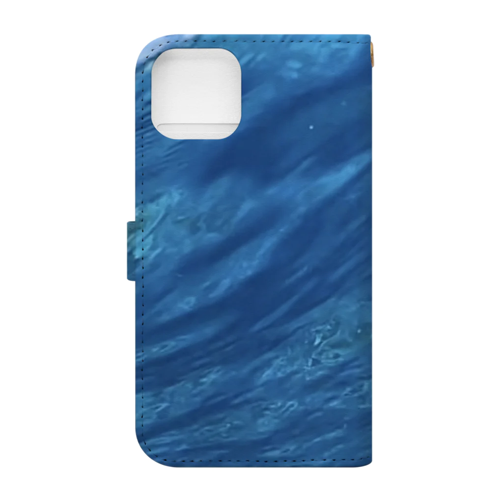 🌸Miou🌸のBlue ocean Book-Style Smartphone Case :back