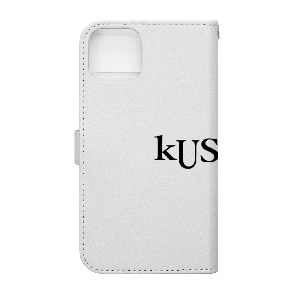 串カツワールドのkushikatsuグッズ Book-Style Smartphone Case :back