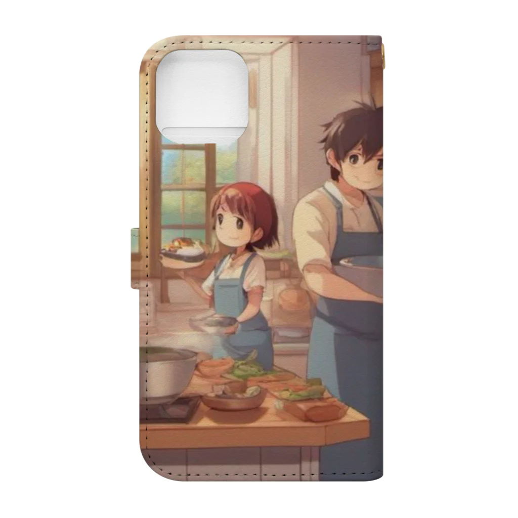 toko-tenの休日 Book-Style Smartphone Case :back