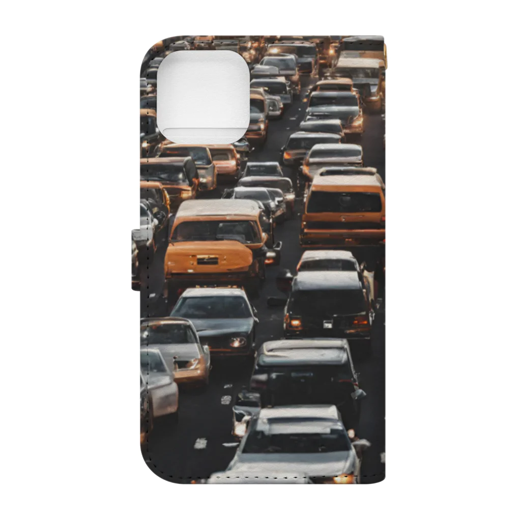 SpMのTraffic Jam 手帳型スマホケースの裏面