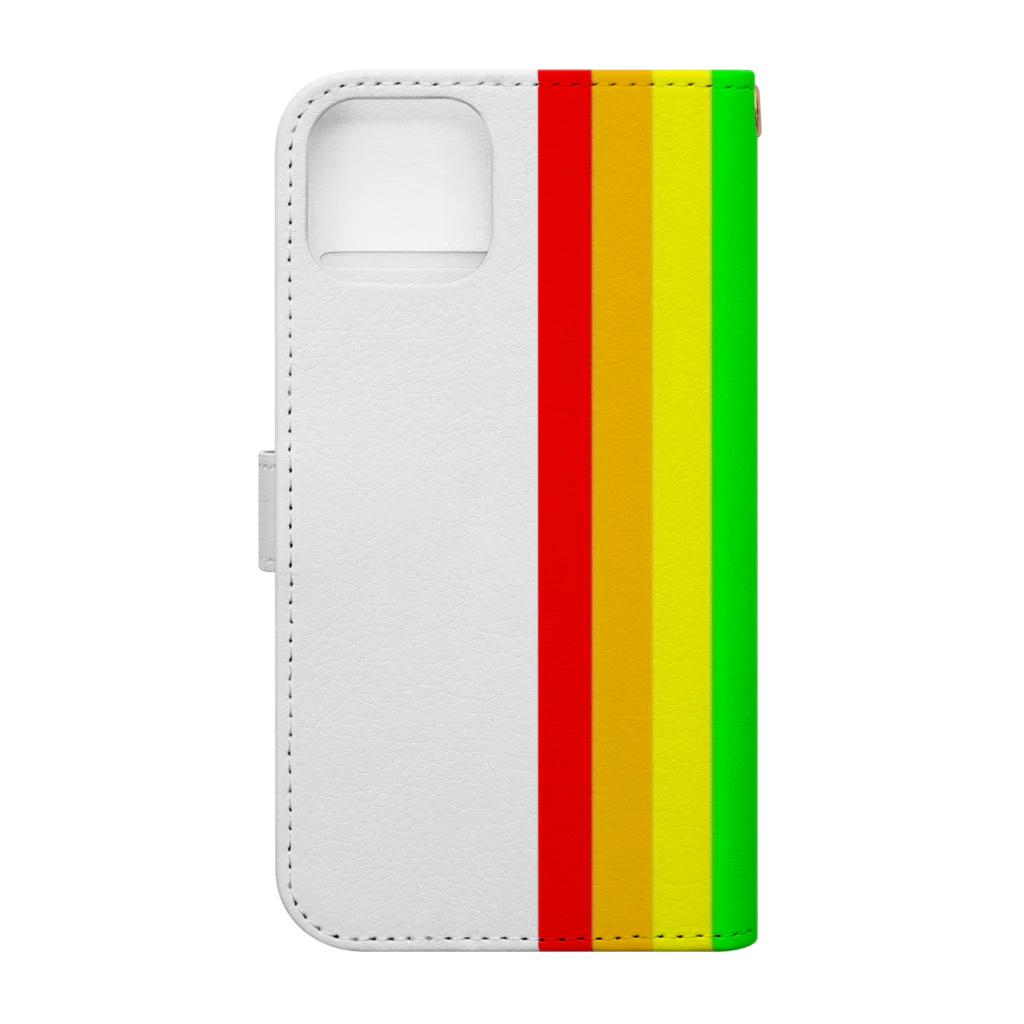 咲のショップのジェンダーフリーレインボー Book-Style Smartphone Case :back