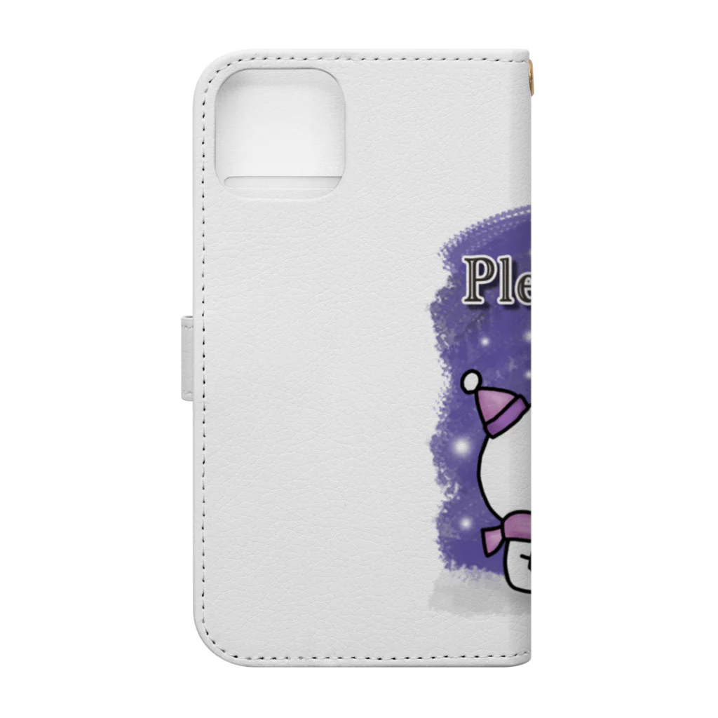 sari'sのPlease spend nice night!/ステキな夜をお過ごし下さい! Book-Style Smartphone Case :back