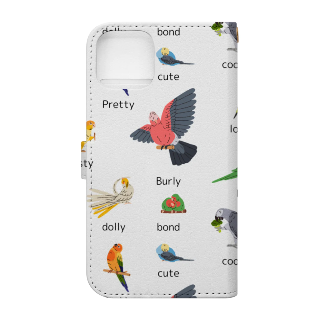 inkogirlのENGLISH BIRD Book-Style Smartphone Case :back