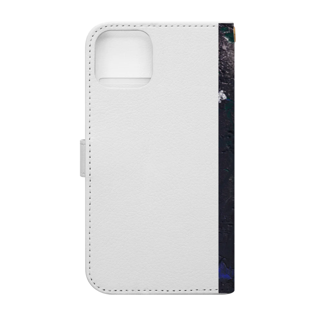 vanilla.141のくろくん Book-Style Smartphone Case :back