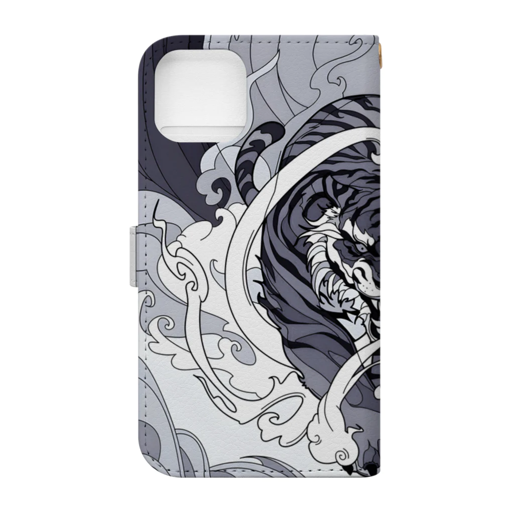 Moichi Designs Shop-2023の神虎 Book-Style Smartphone Case :back