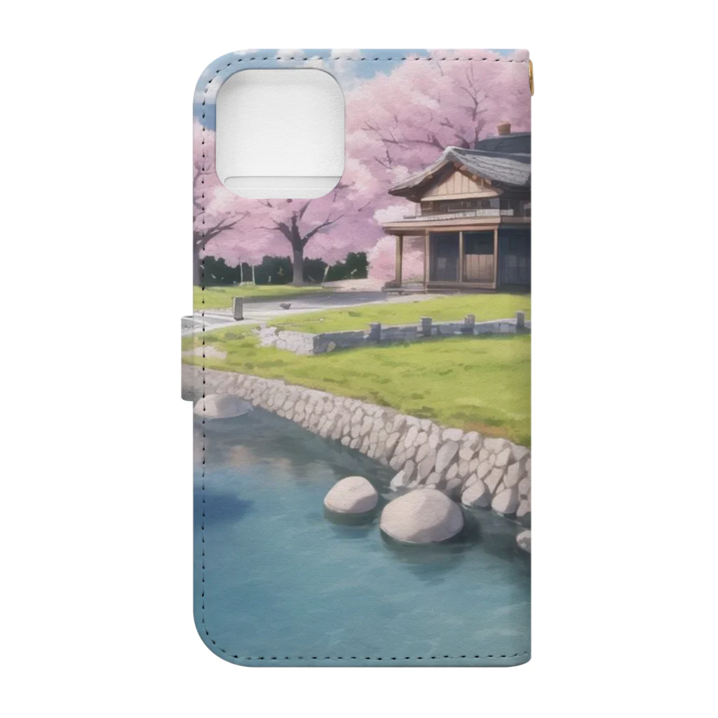 颯月の風景2 Book-Style Smartphone Case :back