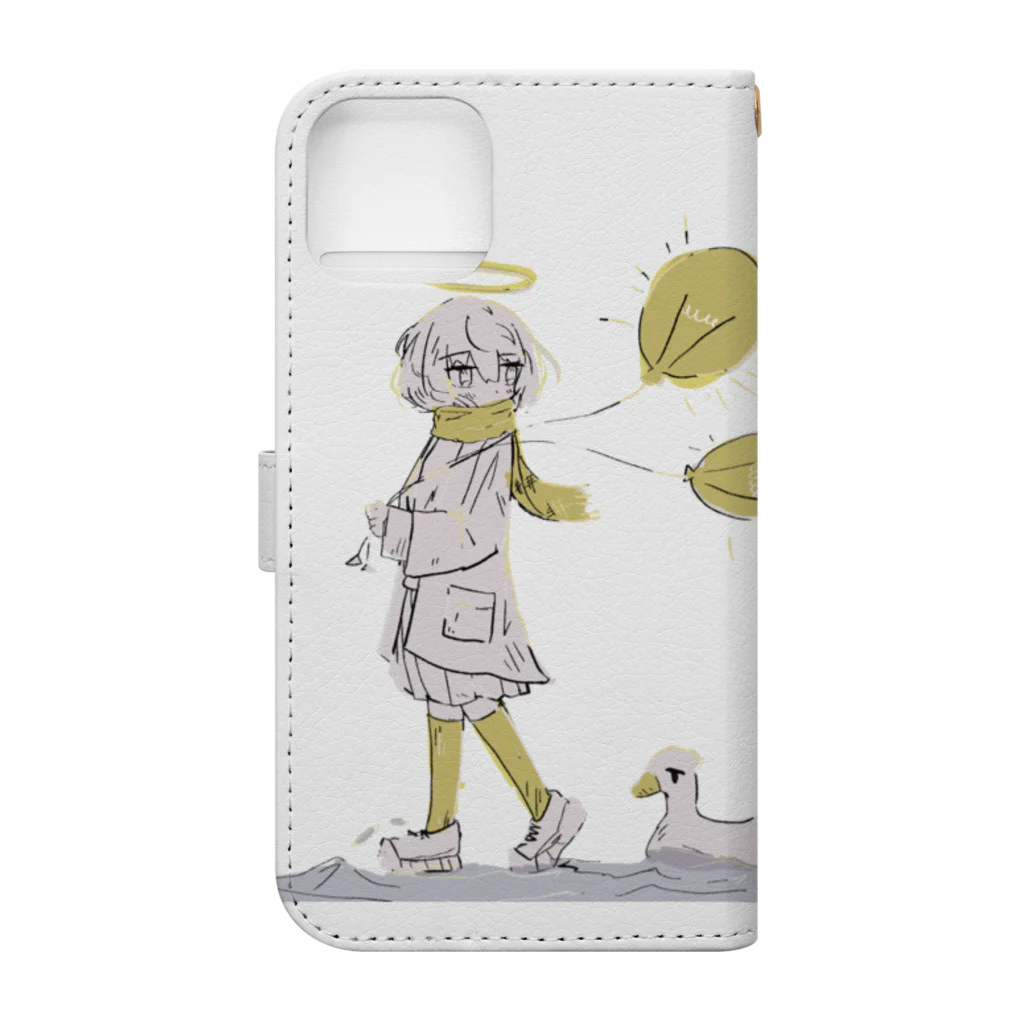 仮名の帰りみち Book-Style Smartphone Case :back