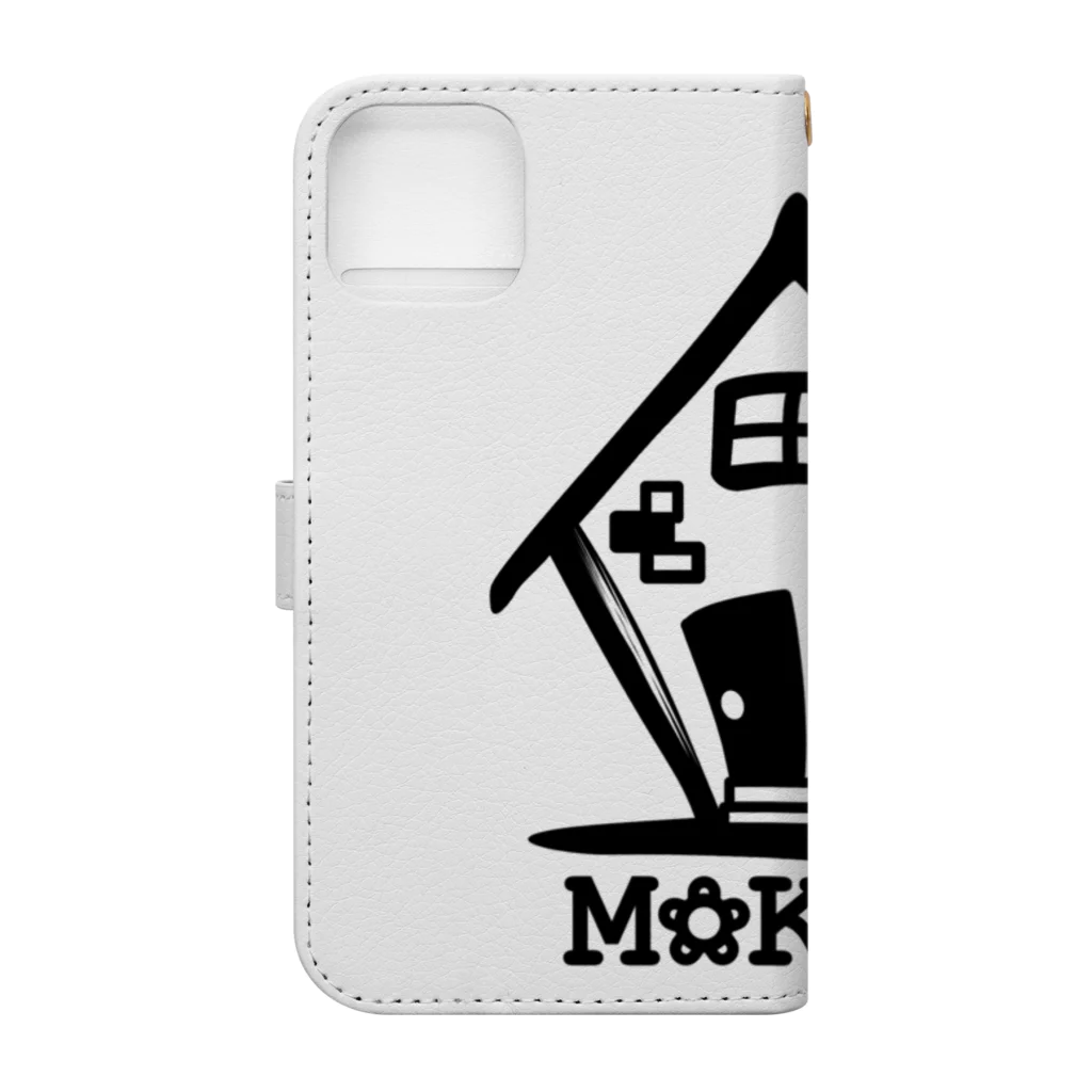 洋菓子店MokaraのMokara手帳型スマホケース Book-Style Smartphone Case :back