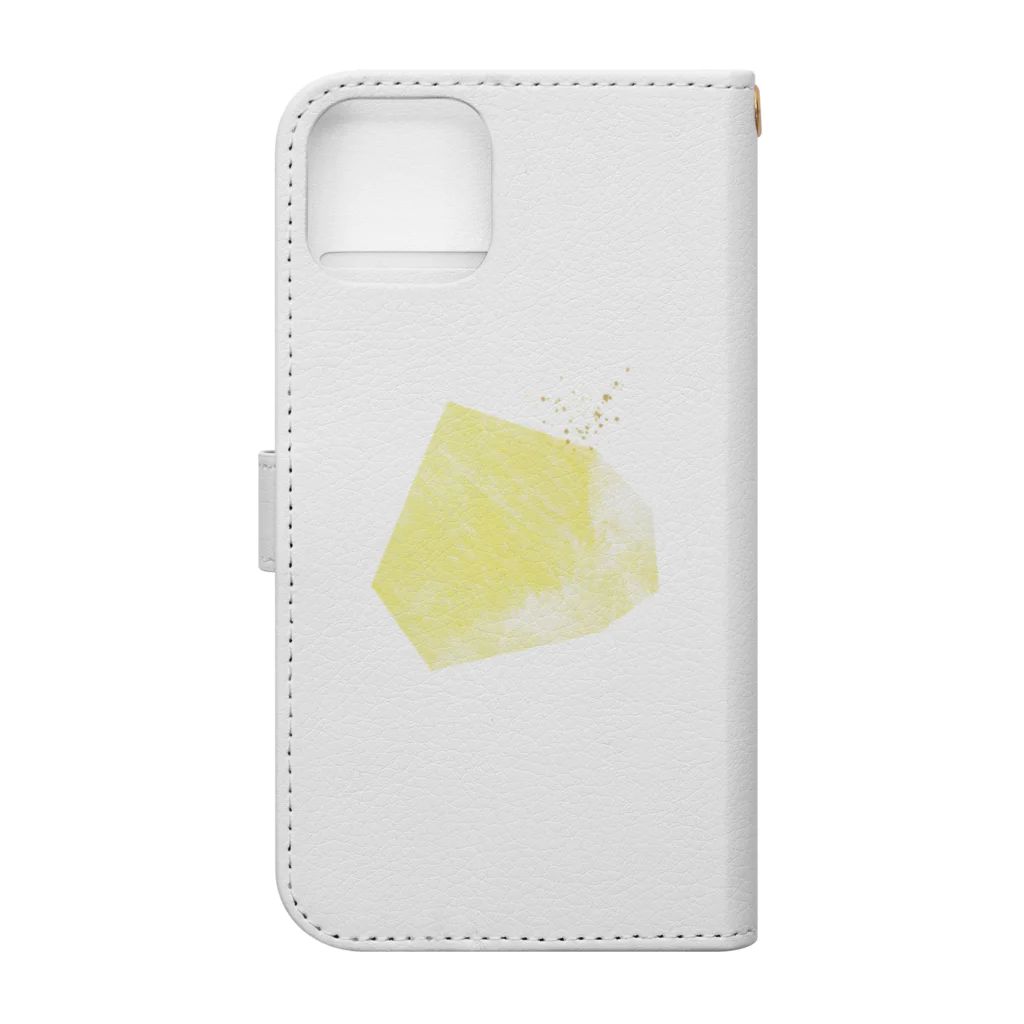 mokuo_nozomiの多角形04 Book-Style Smartphone Case :back