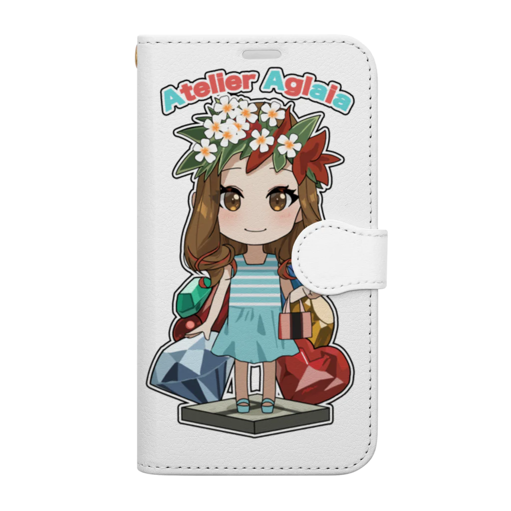 Atelier Aglaia アトリエ アグライアのAtelier Aglaiaキャラクター Book-Style Smartphone Case