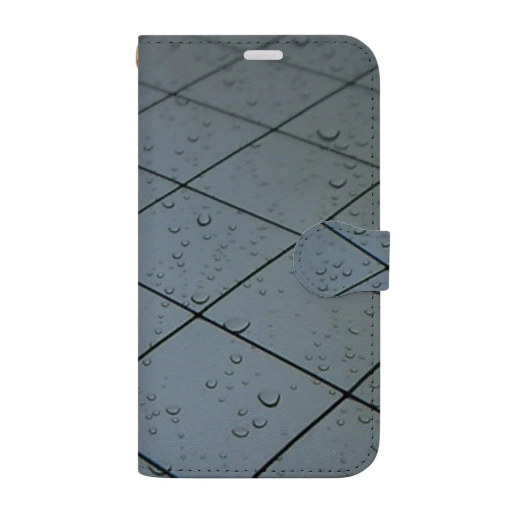 空屋　sorayakusakaの200904261320000　一粒の雨の音に Book-Style Smartphone Case
