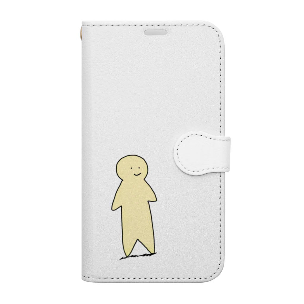 カシワギ商店のカシワギ星人 Book-Style Smartphone Case