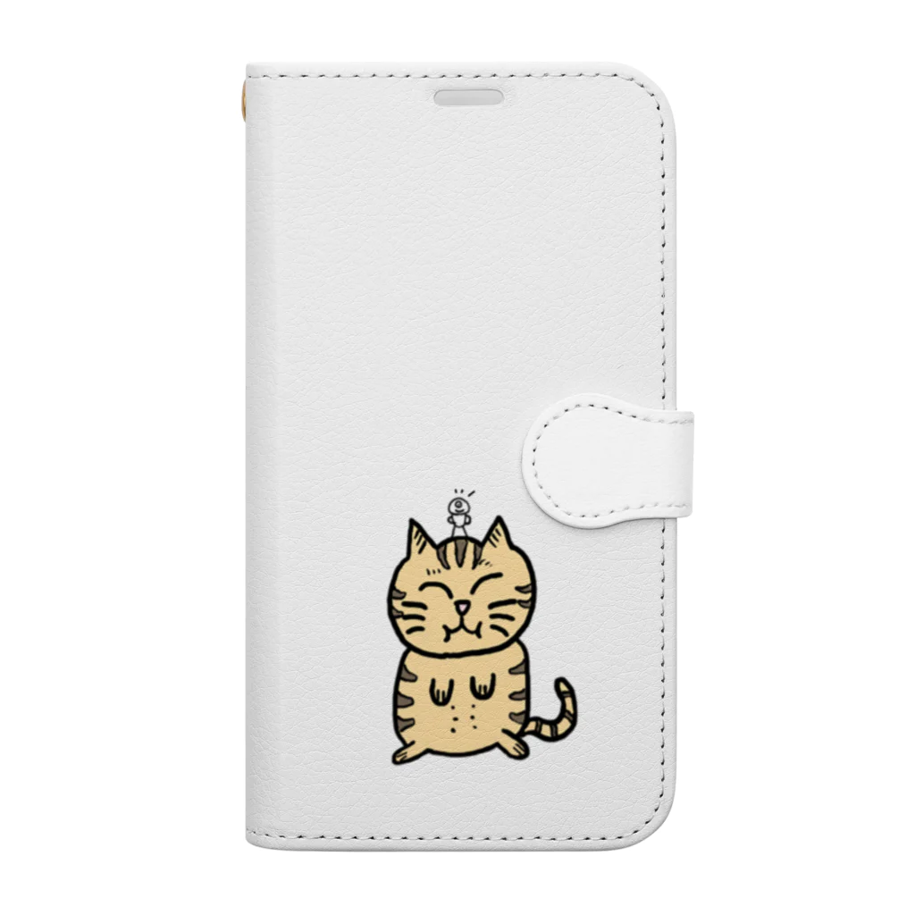 studio_tokkeのてんちゃん Book-Style Smartphone Case