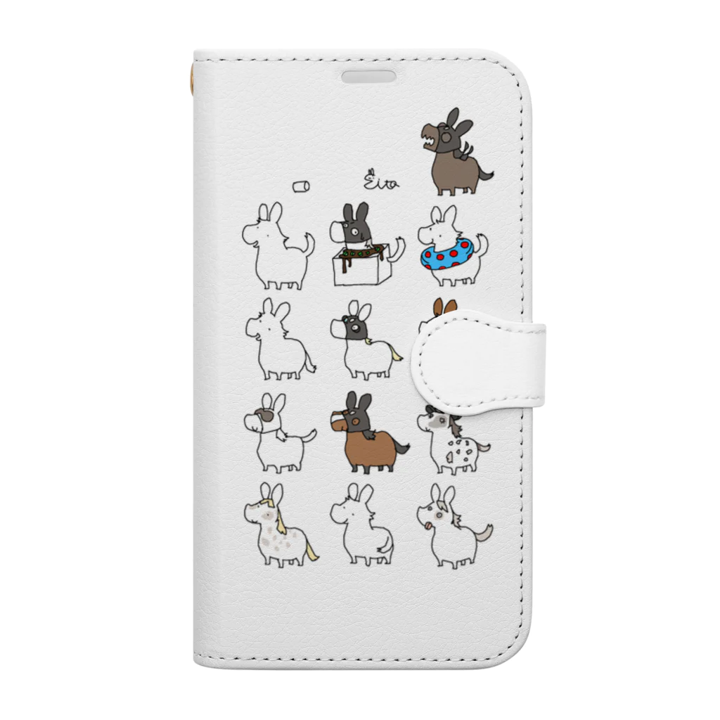 えいたのシラユキヒメ Book-Style Smartphone Case