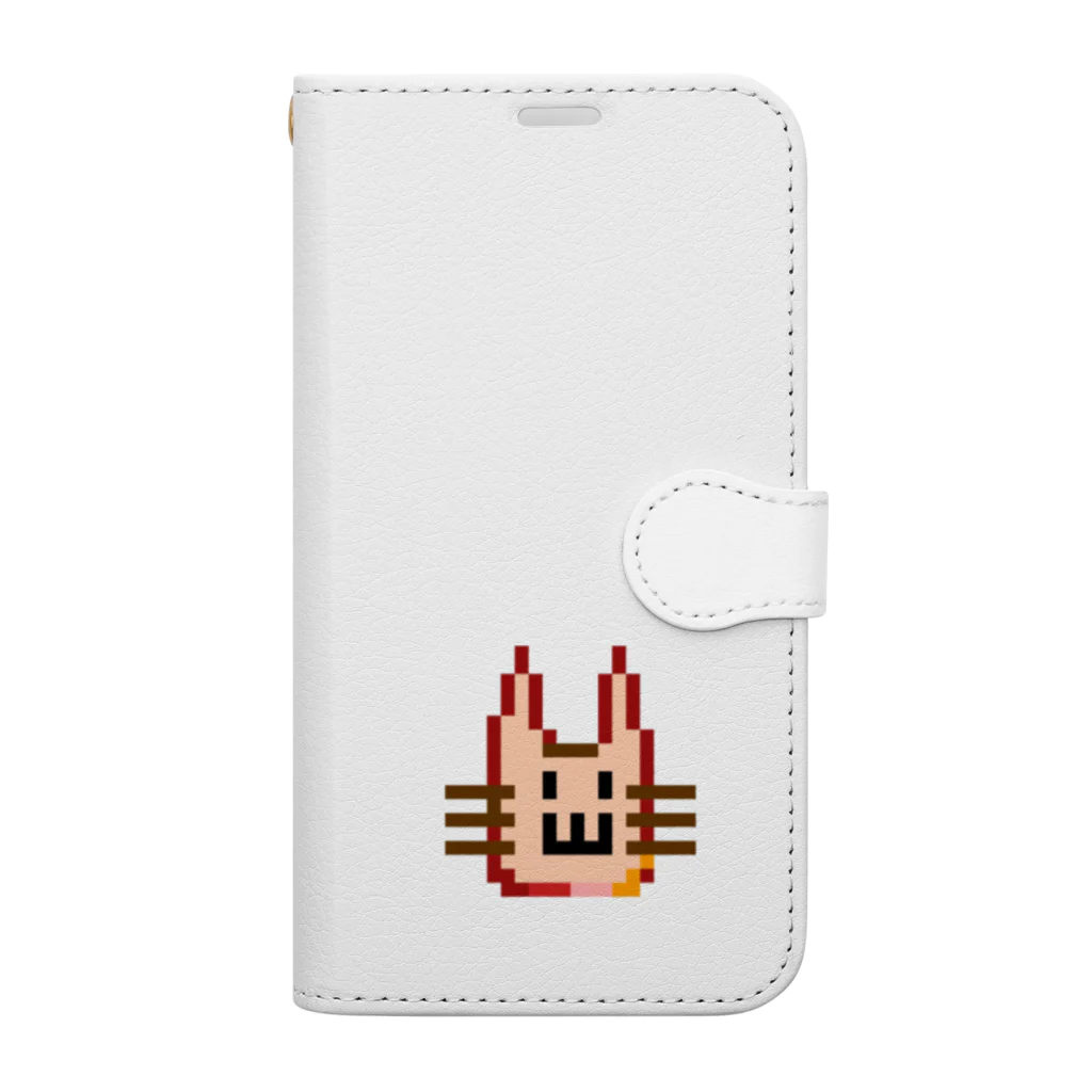 usagiXnekoのねこのようななにか(イエベ秋ドット) Book-Style Smartphone Case