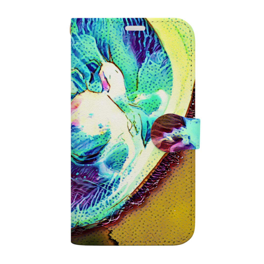 Anna’s galleryのPsyberpunk Jerry Fish Book-Style Smartphone Case