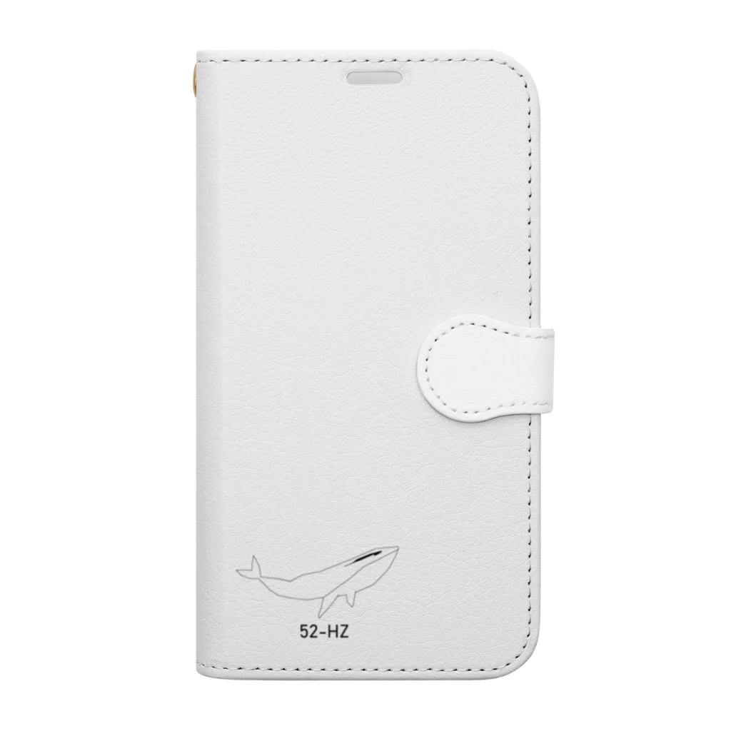 52-HZ  whaleの52-HZ wheal Book-Style Smartphone Case