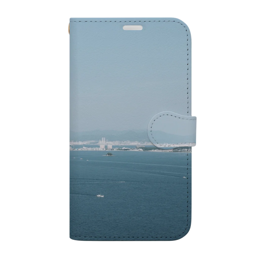 まりぴさんの海 Book-Style Smartphone Case